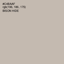 #C4BAAF - Bison Hide Color Image